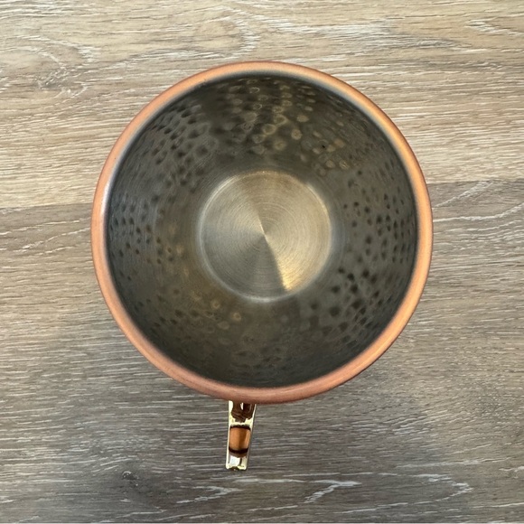 Moscow Mule Copper Plated Stainless Steel Hammered Mug Cup - Picture 5 of 6